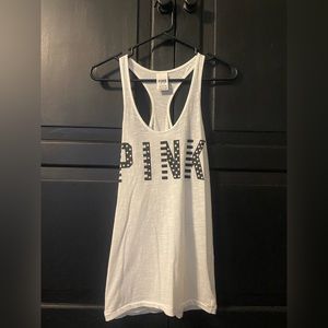 PINK flag tank top size xs